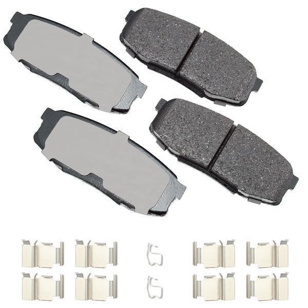 AKEBONO BRAKE CORPORATION Brake Pad Rear Lexus LX570 08-11/13-19 Toyota ACT1304A