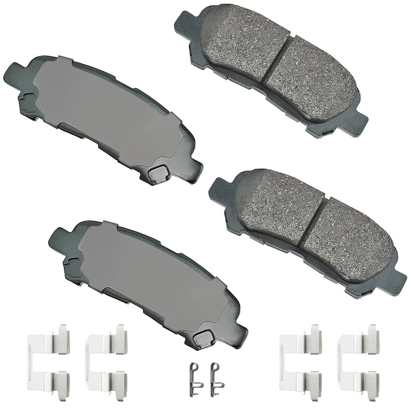 AKEBONO BRAKE CORPORATION Brake Pad Front Toyota Highlander 08-13 ACT1325A