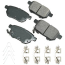 AKEBONO BRAKE CORPORATION Brake Pad Rear Pontiac Vibe 09-10 Toyota ACT1354B