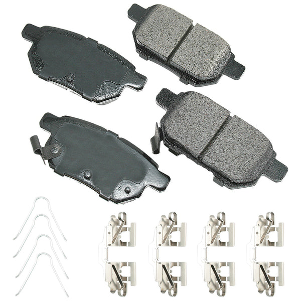 AKEBONO BRAKE CORPORATION Brake Pad Rear Pontiac Vibe 09-10 Toyota ACT1354B