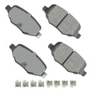AKEBONO BRAKE CORPORATION Brake Pad Rear Ford Edge 11-14 Flex 09-19 ACT1377A