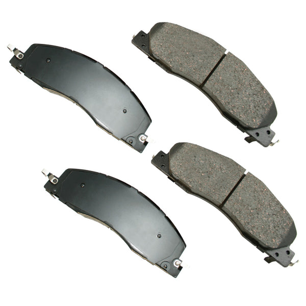 AKEBONO BRAKE CORPORATION ProACT Ultra-Premium Bra ke Pads - Front ACT1399