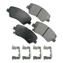 AKEBONO BRAKE CORPORATION Brake Pad Front Hyundai Azera 12-16 Santa Fe ACT1543