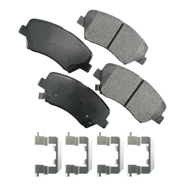 AKEBONO BRAKE CORPORATION Brake Pad Front Hyundai Azera 12-16 Santa Fe ACT1543