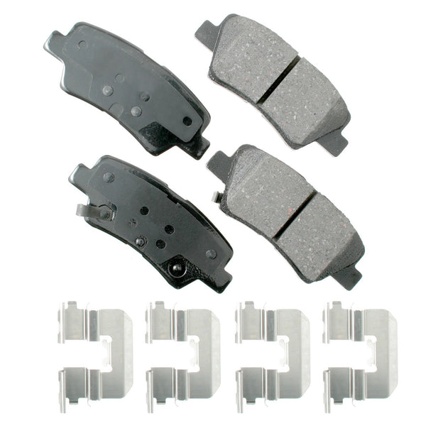 AKEBONO BRAKE CORPORATION Brake Pads Hyundai Accent 17-12 Elantra ACT1544