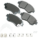 AKEBONO BRAKE CORPORATION Brake Pad Front Lexus SC300 96-98 Camry 00-01 ACT476B