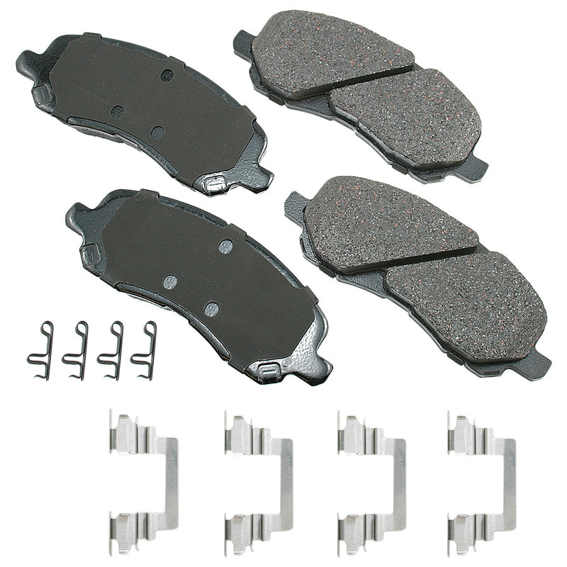 AKEBONO BRAKE CORPORATION Brake Pads Front Chrysler 200 11-14 ACT866A