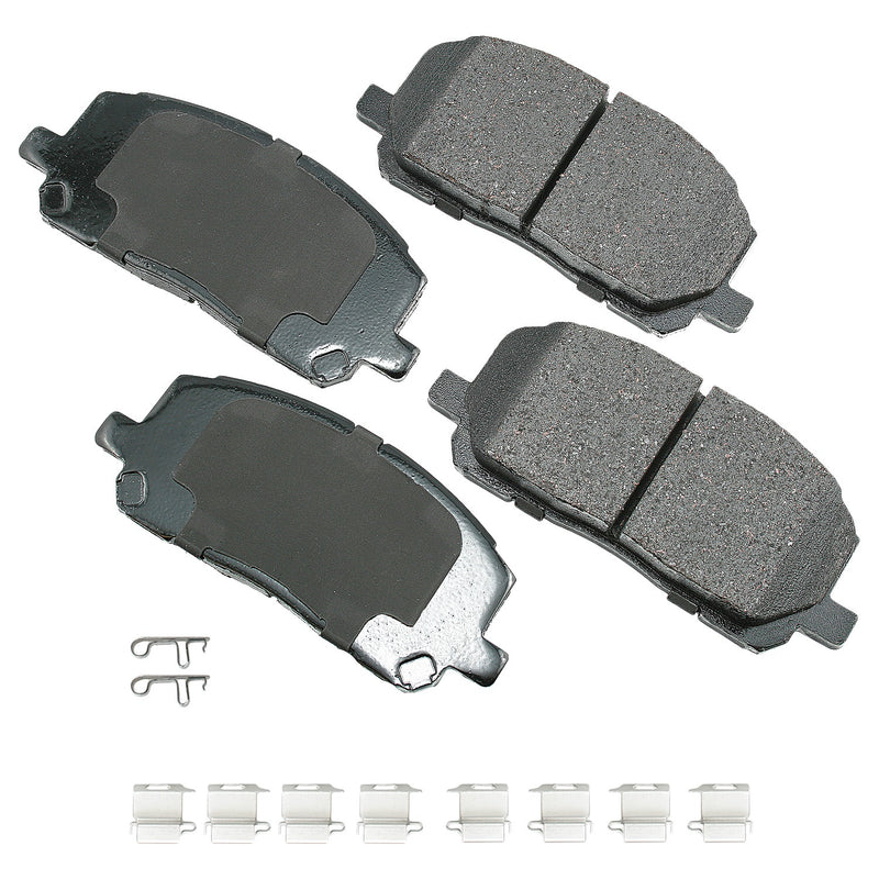AKEBONO BRAKE CORPORATION ProACT Ultra-Premium Bra ke Pads - Front ACT884A