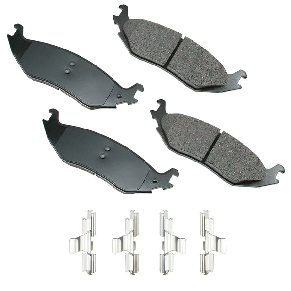 AKEBONO BRAKE CORPORATION Brake Pads Rear Chrysler 07-09 Dodge Durango 03 ACT898