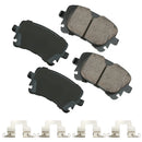 AKEBONO BRAKE CORPORATION Euro Ultra-Premium Brake Pads - Rear EUR1018A