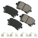 AKEBONO BRAKE CORPORATION Brake Pads Audi A6 11-06 A6 Quattro 11-05 A8 EUR1018B
