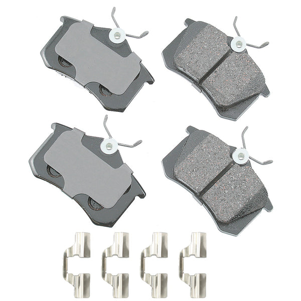 AKEBONO BRAKE CORPORATION Brake Pads Rear Audi A3 11-13 A4 00-06 EUR340B
