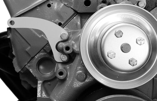 ALAN GROVE COMPONENTS Alt. Bracket SBC Long W/P 215RO