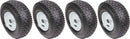 ALLSTAR PERFORMANCE Wheel Kit for Pit Cart Chassis ALL10602