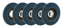 ALLSTAR PERFORMANCE Flap Discs 60 Grit 4-1/2in with 7/8in Arbor ALL12121-5