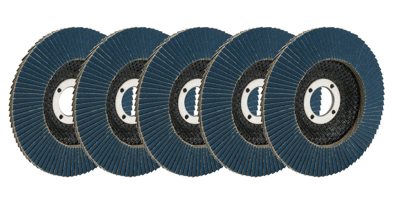 ALLSTAR PERFORMANCE Flap Discs 80 Grit 4-1/2in with 7/8in Arbor ALL12122-5