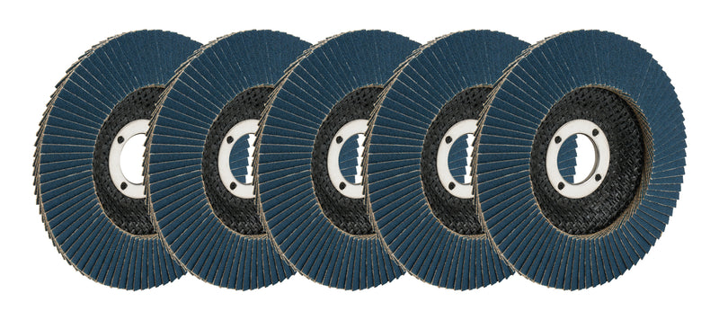 ALLSTAR PERFORMANCE Flap Discs 120 Grit 4-1/2in with 7/8in Arbor ALL12123-5