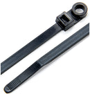 ALLSTAR PERFORMANCE Wire Ties Black 11.00 w/ Mounting Hole 25pk ALL14391