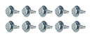 ALLSTAR PERFORMANCE Body Bolt 3/4in 10pk Silver ALL16552