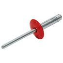 ALLSTAR PERFORMANCE Lg Hd Rivet 250Pk Red Flange Type Alum Mandrel ALL18062