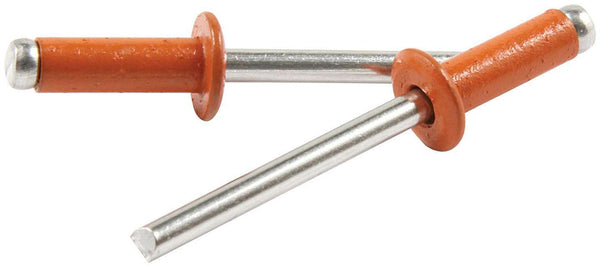 ALLSTAR PERFORMANCE Sm Hd Rivet Orange Alum 250pk ALL18137