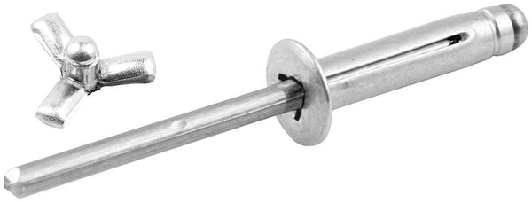 ALLSTAR PERFORMANCE Sm Hd Rivet 250Pk Silver Flange Type Alum Mandrel ALL18184
