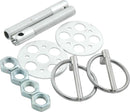 ALLSTAR PERFORMANCE LW Alum Hood Pin Kit 3/8in Silver ALL18472