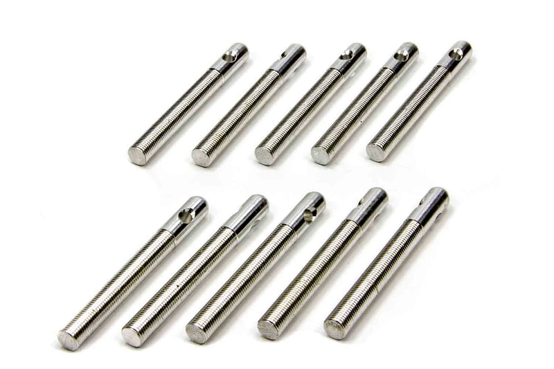 ALLSTAR PERFORMANCE Aluminum Hood Pins 3/8in Silver 10pk ALL18487-10