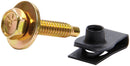 ALLSTAR PERFORMANCE Body Bolt Kit w/ Clips 50pk Gold ALL18559-50