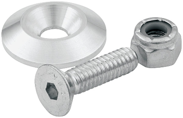 ALLSTAR PERFORMANCE Countersunk Bolts #10 w/1in Washer 50pk ALL18630-50