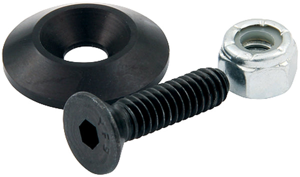 ALLSTAR PERFORMANCE Countersunk Bolts 1/4in w/1.25in Washer Blk 50pk ALL18635-50