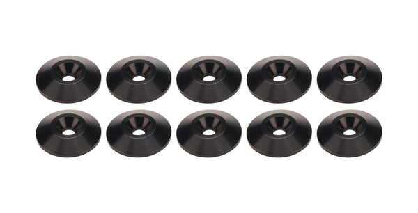 ALLSTAR PERFORMANCE Countersunk Washer Black #10 10pk ALL18661