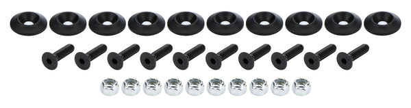 ALLSTAR PERFORMANCE Countersunk Bolt Kit Black 10pk ALL18680