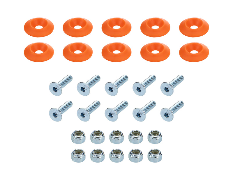 ALLSTAR PERFORMANCE Countersunk Bolt Kit Orange 10pk ALL18684