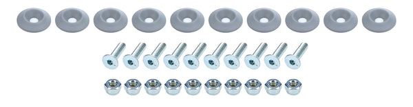 ALLSTAR PERFORMANCE Countersunk Bolt Kit Silver 10pk ALL18685