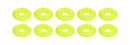 ALLSTAR PERFORMANCE Countersunk Washer Fluorescent Yellow 10pk ALL18698