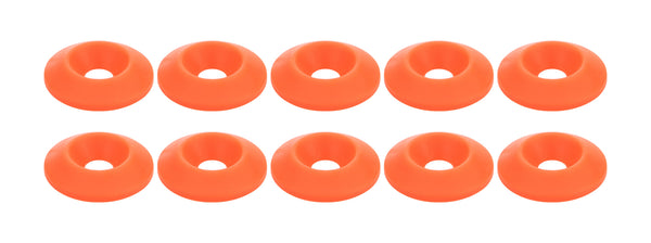 ALLSTAR PERFORMANCE Countersunk Washer Fluorescent Orange 10pk ALL18699