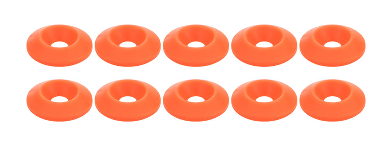 ALLSTAR PERFORMANCE Countersunk Washer Fluorescent Orange 10pk ALL18699
