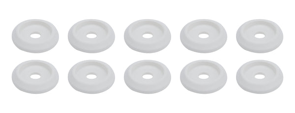 ALLSTAR PERFORMANCE Body Bolt Washer Plastic White 10pk ALL18846