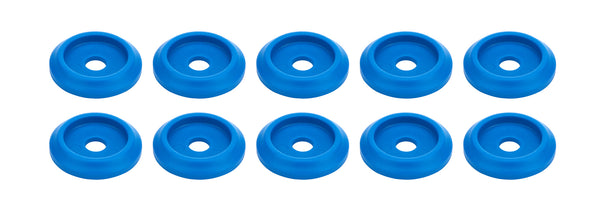 ALLSTAR PERFORMANCE Body Bolt Washer Plastic Blue 10pk ALL18848
