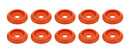 ALLSTAR PERFORMANCE Body Bolt Washer Plastic Orange 10pk ALL18849