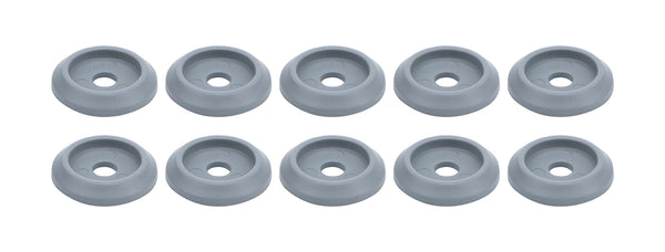 ALLSTAR PERFORMANCE Body Bolt Washer Plastic Silver 10pk ALL18850