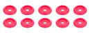 ALLSTAR PERFORMANCE Body Bolt Washer Plastic Pink 10pk ALL18851