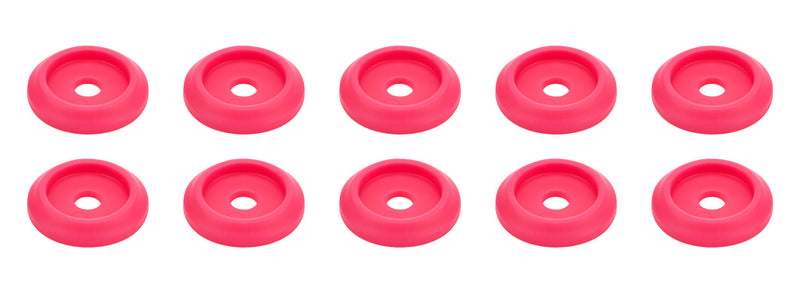 ALLSTAR PERFORMANCE Body Bolt Washer Plastic Pink 10pk ALL18851