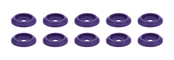 ALLSTAR PERFORMANCE Body Bolt Washer Plastic Purple 10pk ALL18852