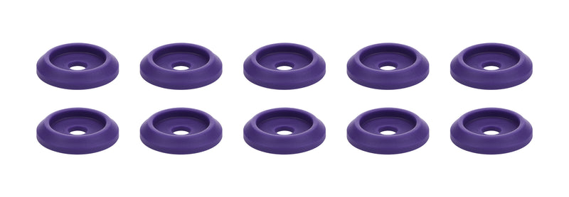 ALLSTAR PERFORMANCE Body Bolt Washer Plastic Purple 10pk ALL18852