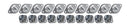 ALLSTAR PERFORMANCE Flush Hd S/E Fasteners 7/16 .550in 10pk Steel ALL19110