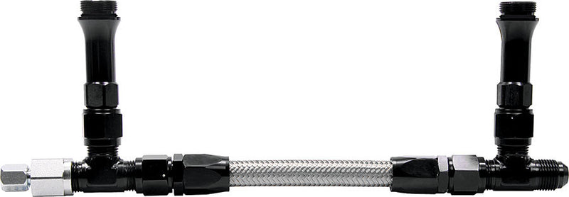 ALLSTAR PERFORMANCE Fuel Line Kit 9-5/8in Holley Ultra HP Black ALL26165