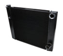 ALLSTAR PERFORMANCE Dual Pass Radiator 19x28 1 Row Lightweight Black ALL30346