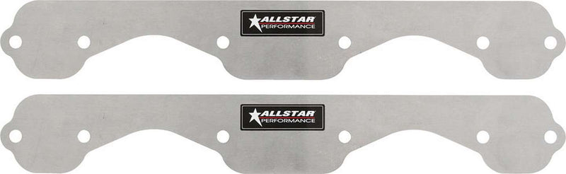 ALLSTAR PERFORMANCE Exhaust Block Off Plates SBC Standard Aluminum ALL34212